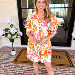 Sun Kissed Floral Mini Dress-510 Mini-FATE-July & June Women's Fashion Boutique Located in San Antonio, Texas