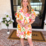 Sun Kissed Floral Mini Dress-510 Mini-FATE-July & June Women's Fashion Boutique Located in San Antonio, Texas