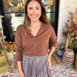 The Forever Favorite Cardigan - Brown-230 Sweaters/Cardis-SKIES ARE BLUE-July & June Women's Fashion Boutique Located in San Antonio, Texas