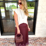 Chic Essentials Top - Cream-210 Casual Blouses-ENTRO-July & June Women's Fashion Boutique Located in San Antonio, Texas