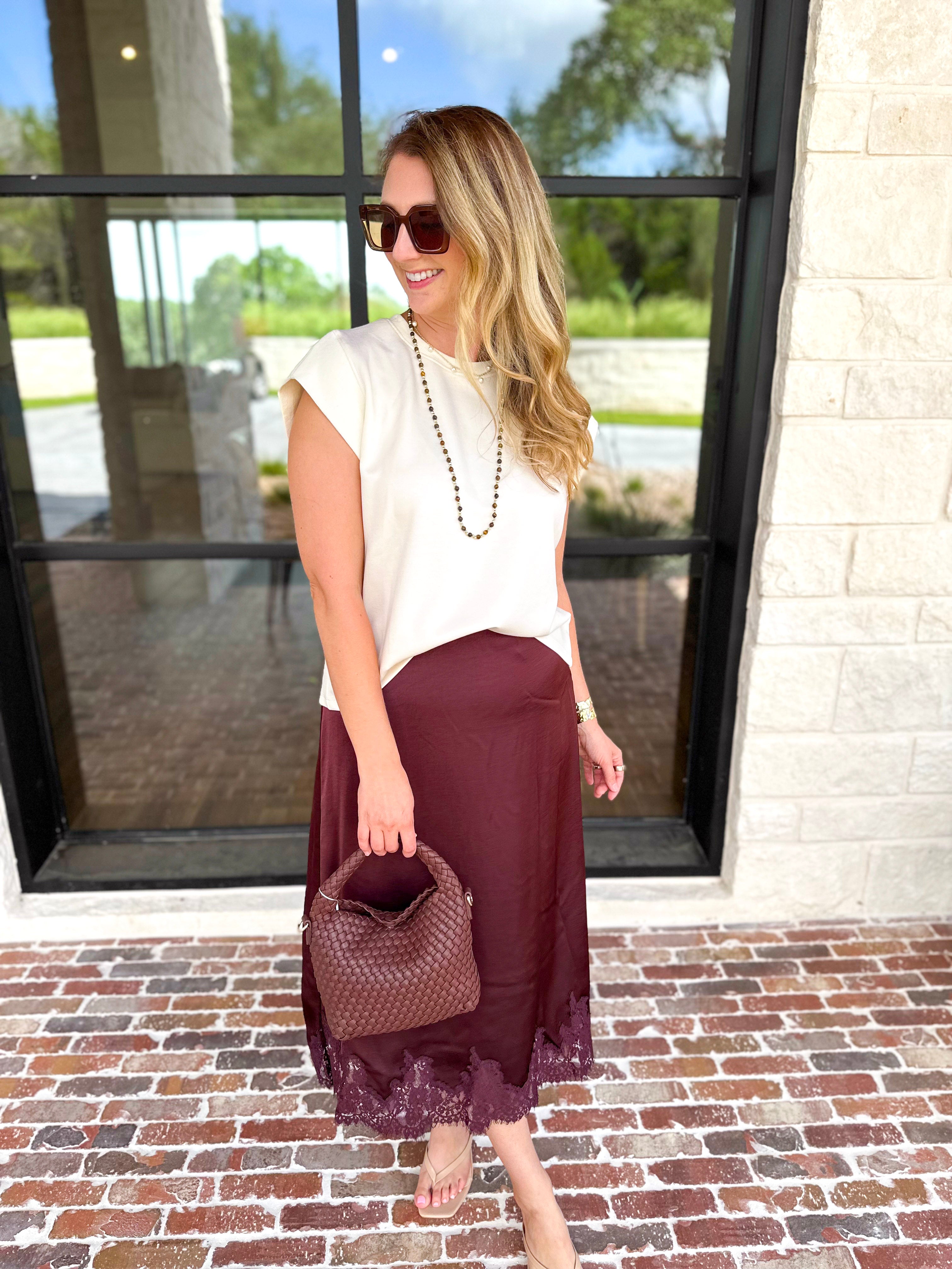 Chic Essentials Top - Cream-210 Casual Blouses-ENTRO-July & June Women's Fashion Boutique Located in San Antonio, Texas