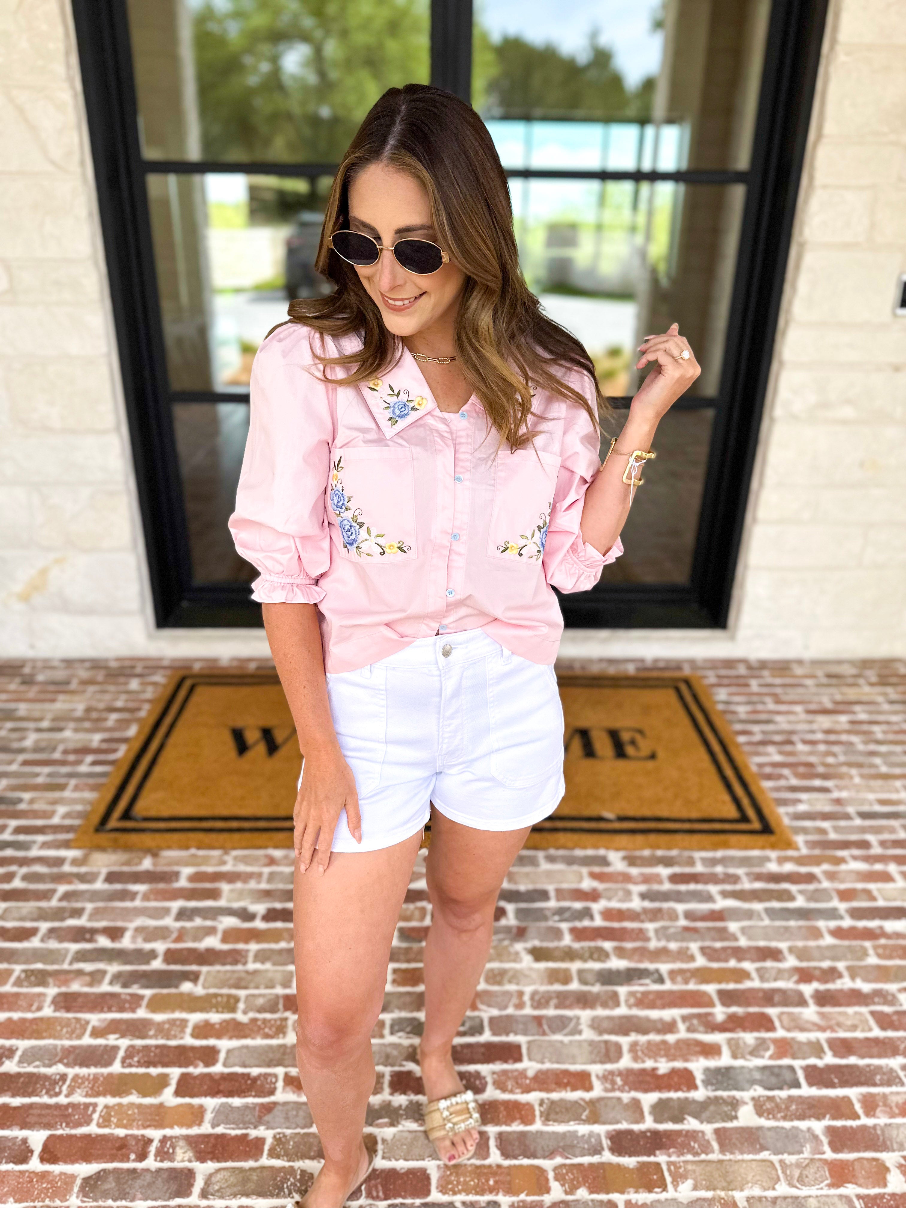 The Jordan Blouse-200 Fashion Blouses-MAIN STRIP-July & June Women's Fashion Boutique Located in San Antonio, Texas