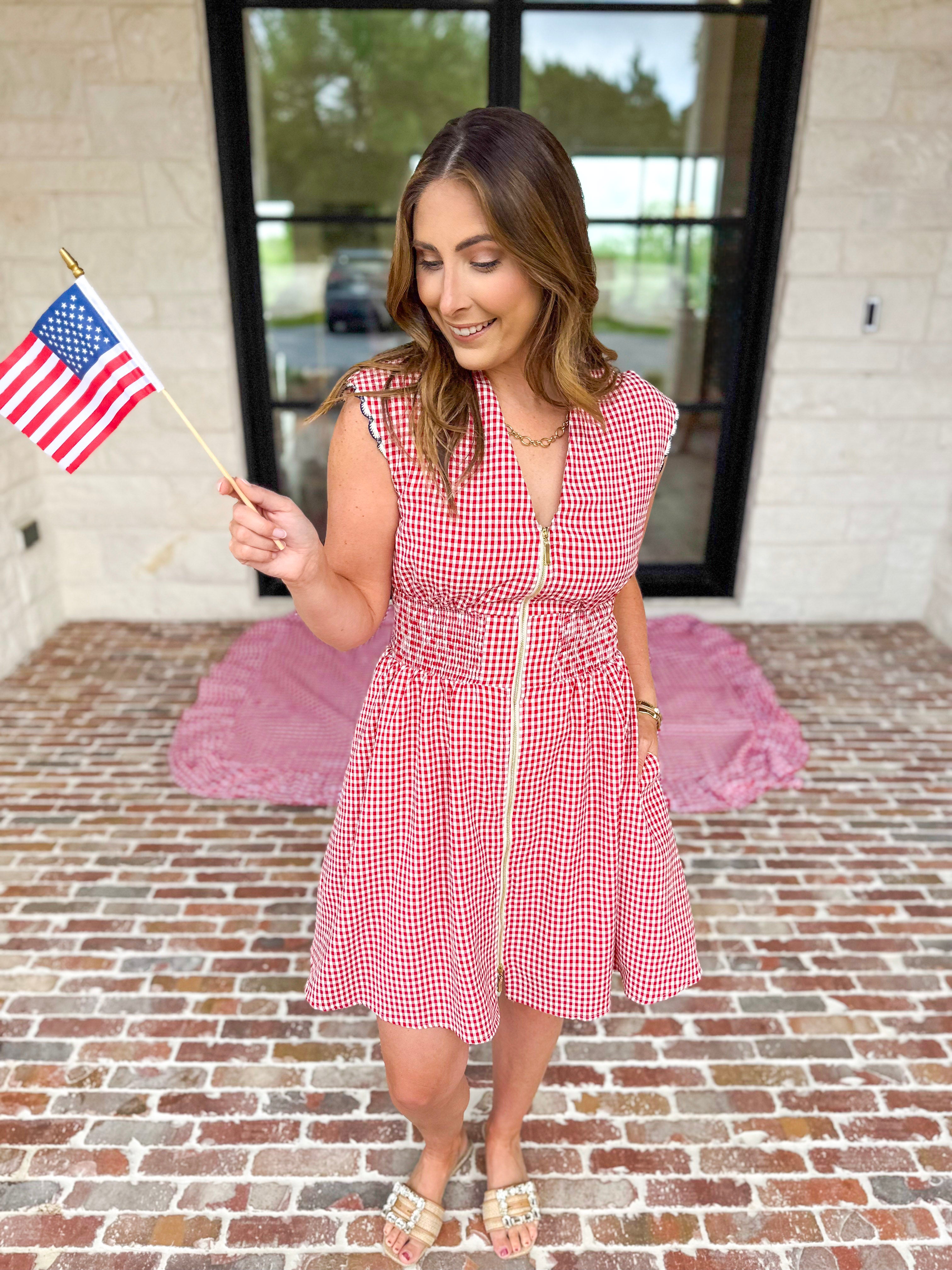 THML - Picnic Party Mini Dress-500 Midi-THML-July & June Women's Fashion Boutique Located in San Antonio, Texas