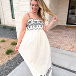 The Baja Breeze Midi Dress-500 Midi-SKIES ARE BLUE-July & June Women's Fashion Boutique Located in San Antonio, Texas