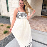 The Baja Breeze Midi Dress-500 Midi-SKIES ARE BLUE-July & June Women's Fashion Boutique Located in San Antonio, Texas