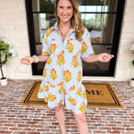 THML - Bold Floral & Stripe Mini Dress-510 Mini-THML-July & June Women's Fashion Boutique Located in San Antonio, Texas