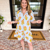 THML - Bold Floral & Stripe Mini Dress-510 Mini-THML-July & June Women's Fashion Boutique Located in San Antonio, Texas