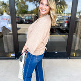 The Eva Sweater - Oatmeal-200 Fashion Blouses-JODIFL-July & June Women's Fashion Boutique Located in San Antonio, Texas