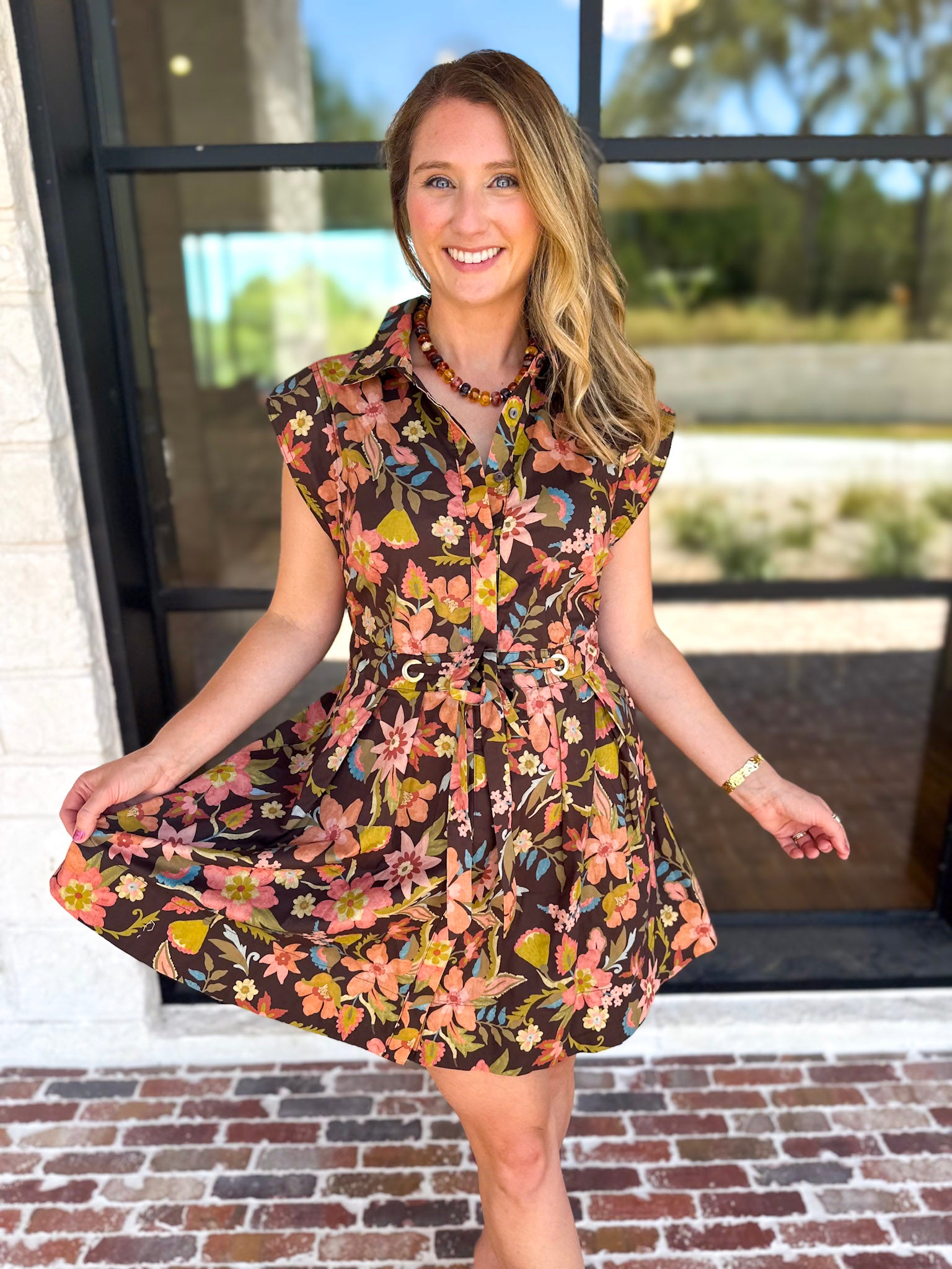 Freshly Picked Florals Mini Dress-510 Mini-ENTRO-July & June Women's Fashion Boutique Located in San Antonio, Texas