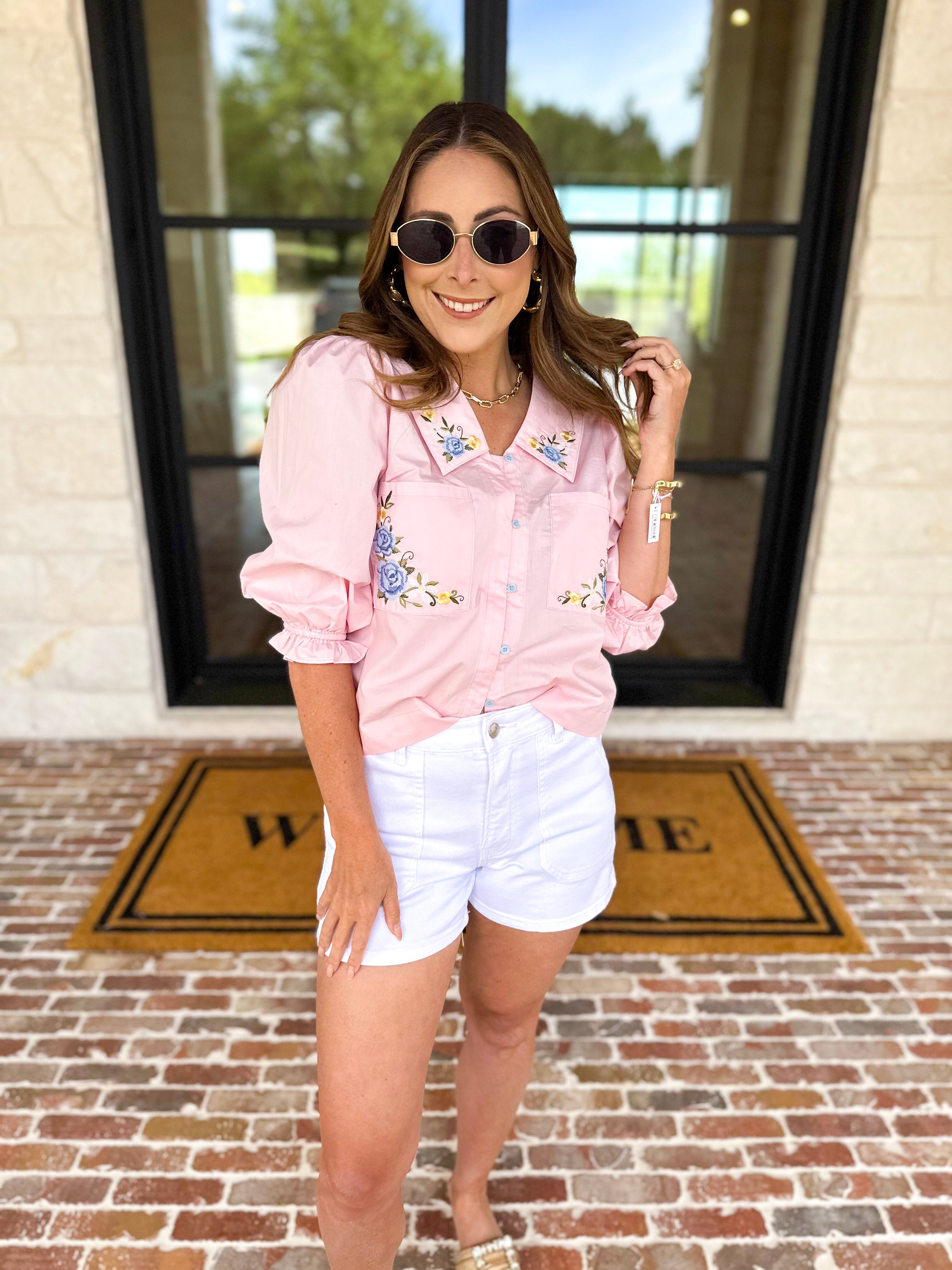 The Jordan Blouse-200 Fashion Blouses-MAIN STRIP-July & June Women's Fashion Boutique Located in San Antonio, Texas