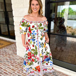 The Isla Bonita Midi Skirt Set-500 Midi-SKIES ARE BLUE-July & June Women's Fashion Boutique Located in San Antonio, Texas