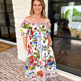 The Isla Bonita Midi Skirt Set-500 Midi-SKIES ARE BLUE-July & June Women's Fashion Boutique Located in San Antonio, Texas