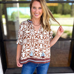 THML - The Hadley Blouse-200 Fashion Blouses-THML-July & June Women's Fashion Boutique Located in San Antonio, Texas