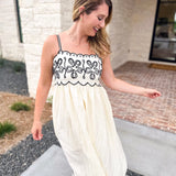 The Baja Breeze Midi Dress-500 Midi-SKIES ARE BLUE-July & June Women's Fashion Boutique Located in San Antonio, Texas