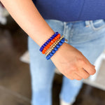Michelle McDowell - Bracelet Set - Mandy Blue & Orange-110 Jewelry & Hair-Michelle McDowell-July & June Women's Fashion Boutique Located in San Antonio, Texas