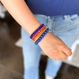 Michelle McDowell - Bracelet Set - Mandy Blue & Orange-110 Jewelry & Hair-Michelle McDowell-July & June Women's Fashion Boutique Located in San Antonio, Texas