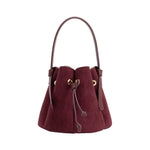 Laguna Mini Suede Top Handle Bag - Burgundy-130 Accessories-MELIE BIANCO-July & June Women's Fashion Boutique Located in San Antonio, Texas