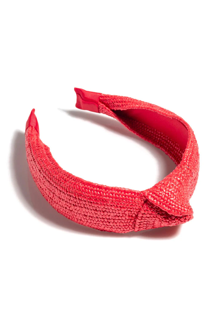 Classic Woven Knotted Headband - Red-110 Jewelry & Hair-SHIRALEAH-July & June Women's Fashion Boutique Located in San Antonio, Texas