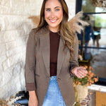 Liverpool - Down To Business Blazer-600 Outerwear-LIVERPOOL JEANS COMPANY-July & June Women's Fashion Boutique Located in San Antonio, Texas