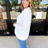 MARY SQUARE - Gameday Pullover-230 Sweaters/Cardis-MARY SQUARE-July & June Women's Fashion Boutique Located in San Antonio, Texas
