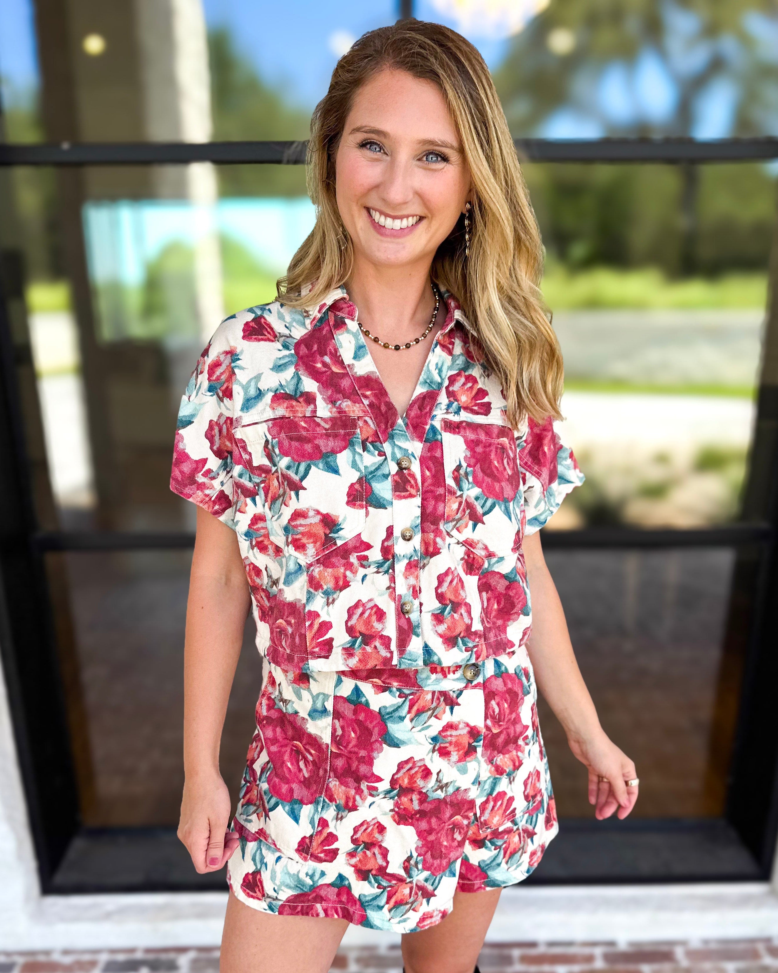 Rosie Days Skort Set-510 Mini-ENTRO-July & June Women's Fashion Boutique Located in San Antonio, Texas