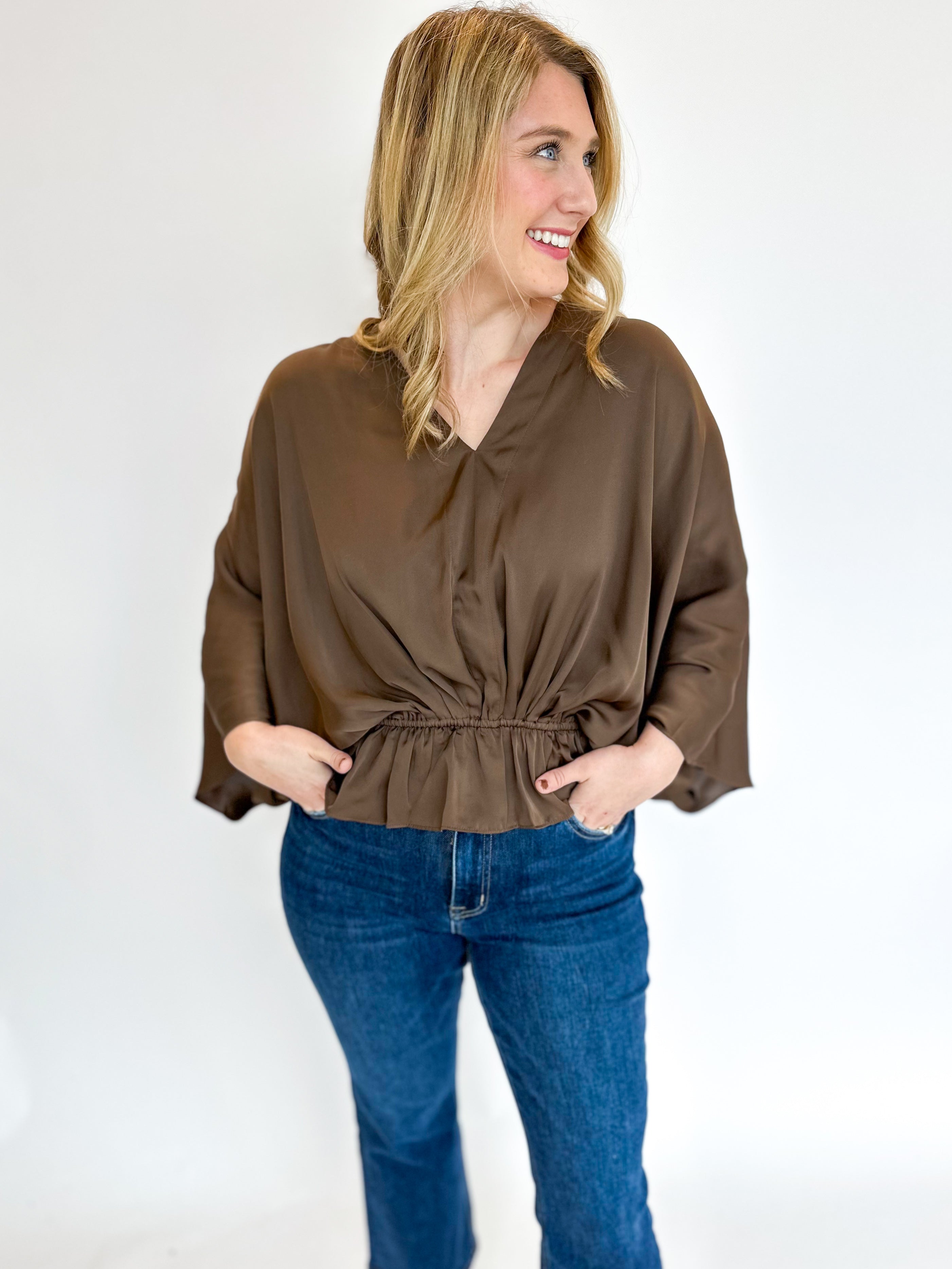 You're So Golden Blouse-200 Fashion Blouses-GRADE & GATHER-July & June Women's Fashion Boutique Located in San Antonio, Texas