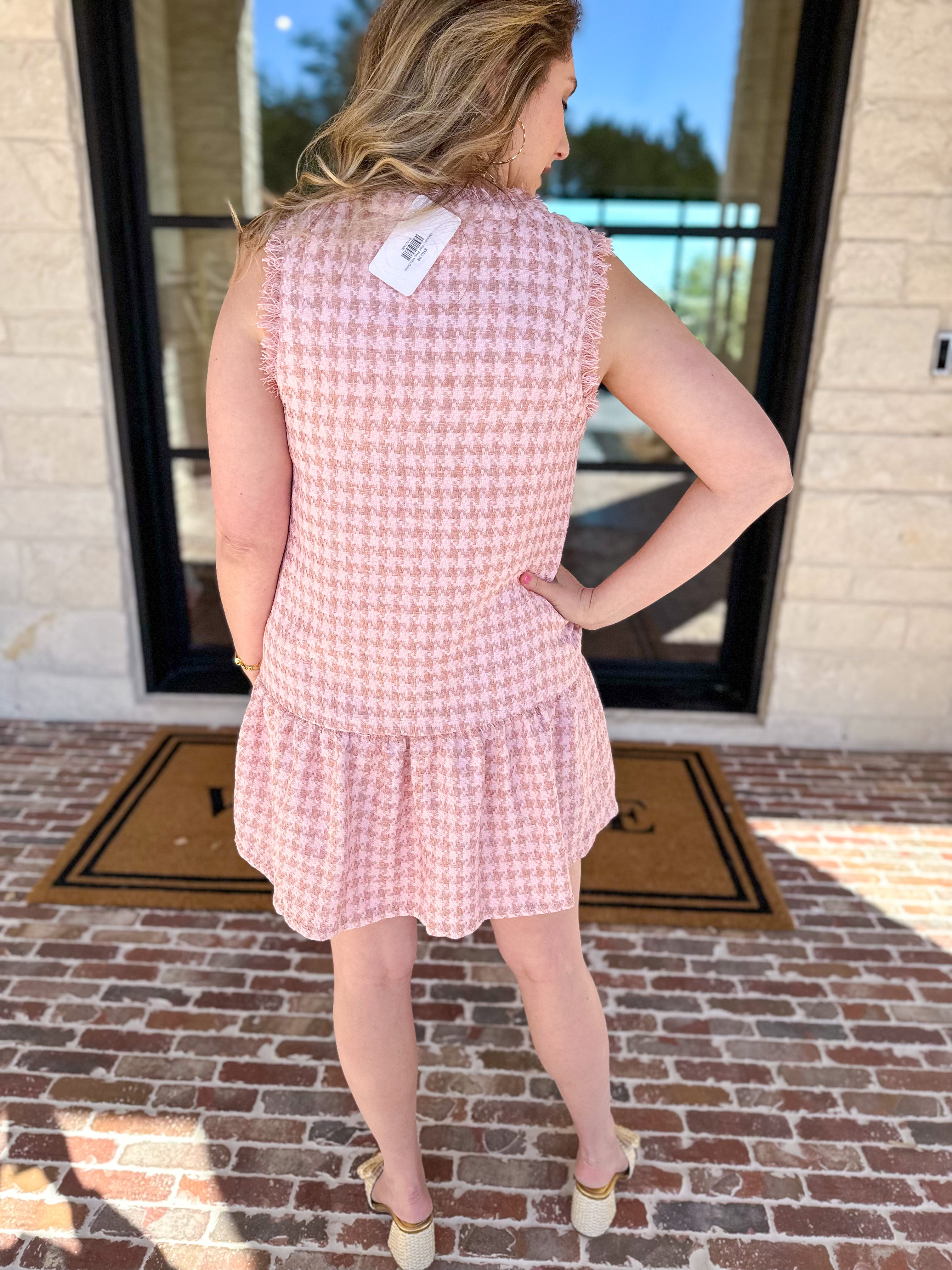 Pink Prep Mini Dress-510 Mini-TCEC-July & June Women's Fashion Boutique Located in San Antonio, Texas