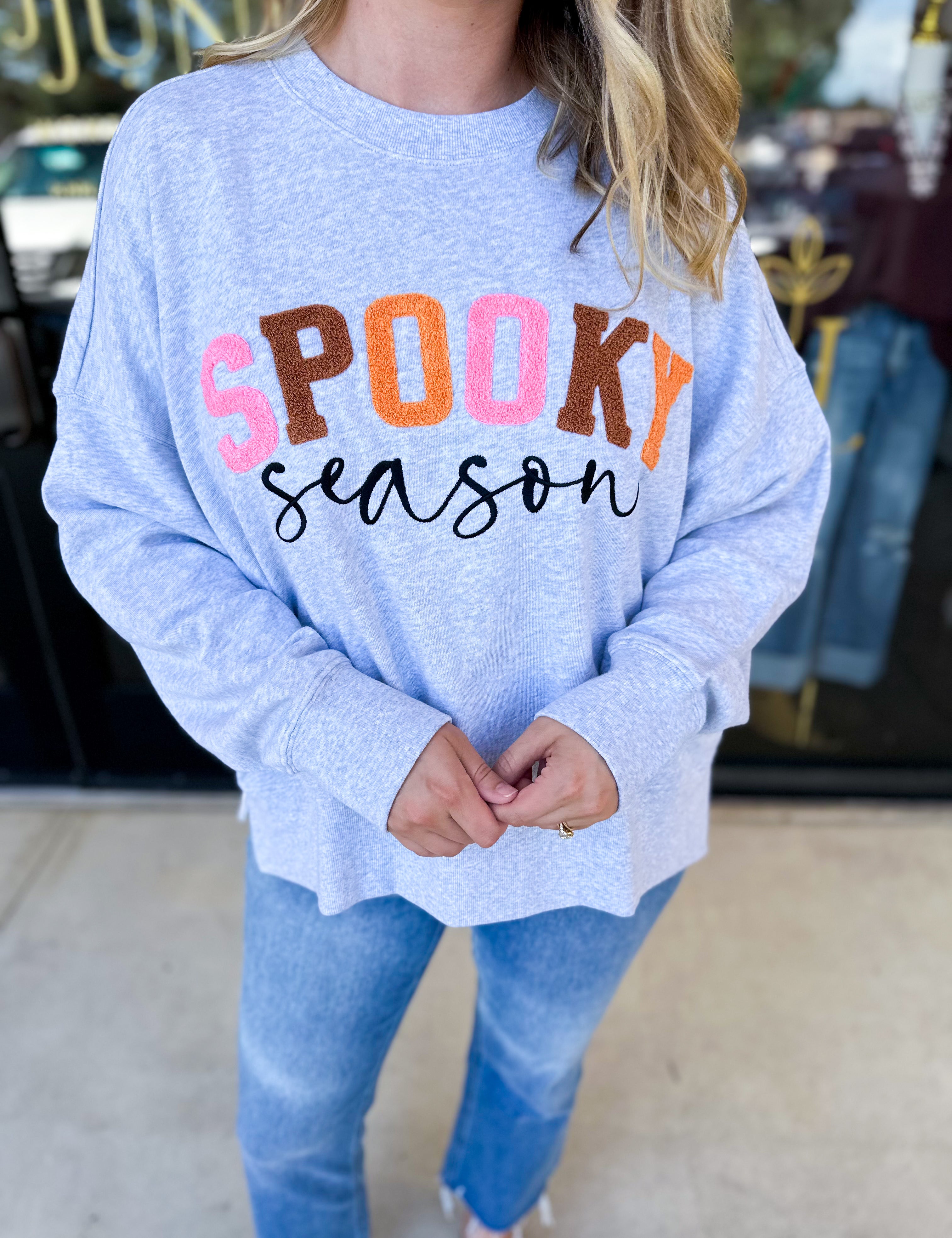 Spooky Season Pullover-210 Casual Blouses-SHIRALEAH-July & June Women's Fashion Boutique Located in San Antonio, Texas