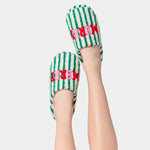 Merry Striped Slippers-140 Gifts + Home-SHIRALEAH-July & June Women's Fashion Boutique Located in San Antonio, Texas