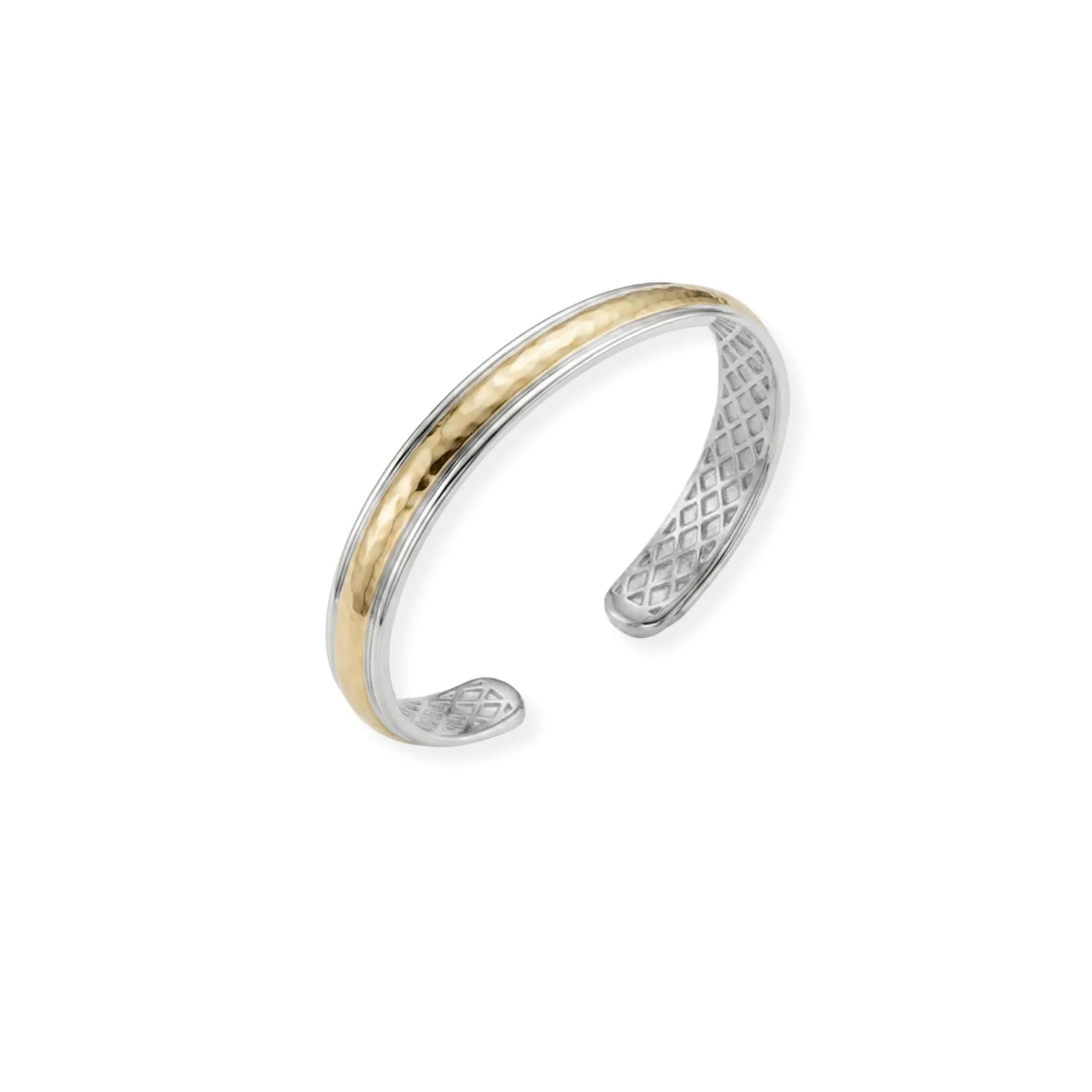 Natalie Wood - Golden Hour Cuff Bracelet - Gold/Silver-110 Jewelry & Hair-Natalie Wood-July & June Women's Fashion Boutique Located in San Antonio, Texas