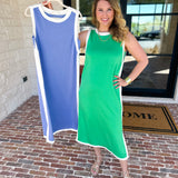 The Casual Cutie Midi Dress - Kelly Green-500 Midi-ENTRO-July & June Women's Fashion Boutique Located in San Antonio, Texas