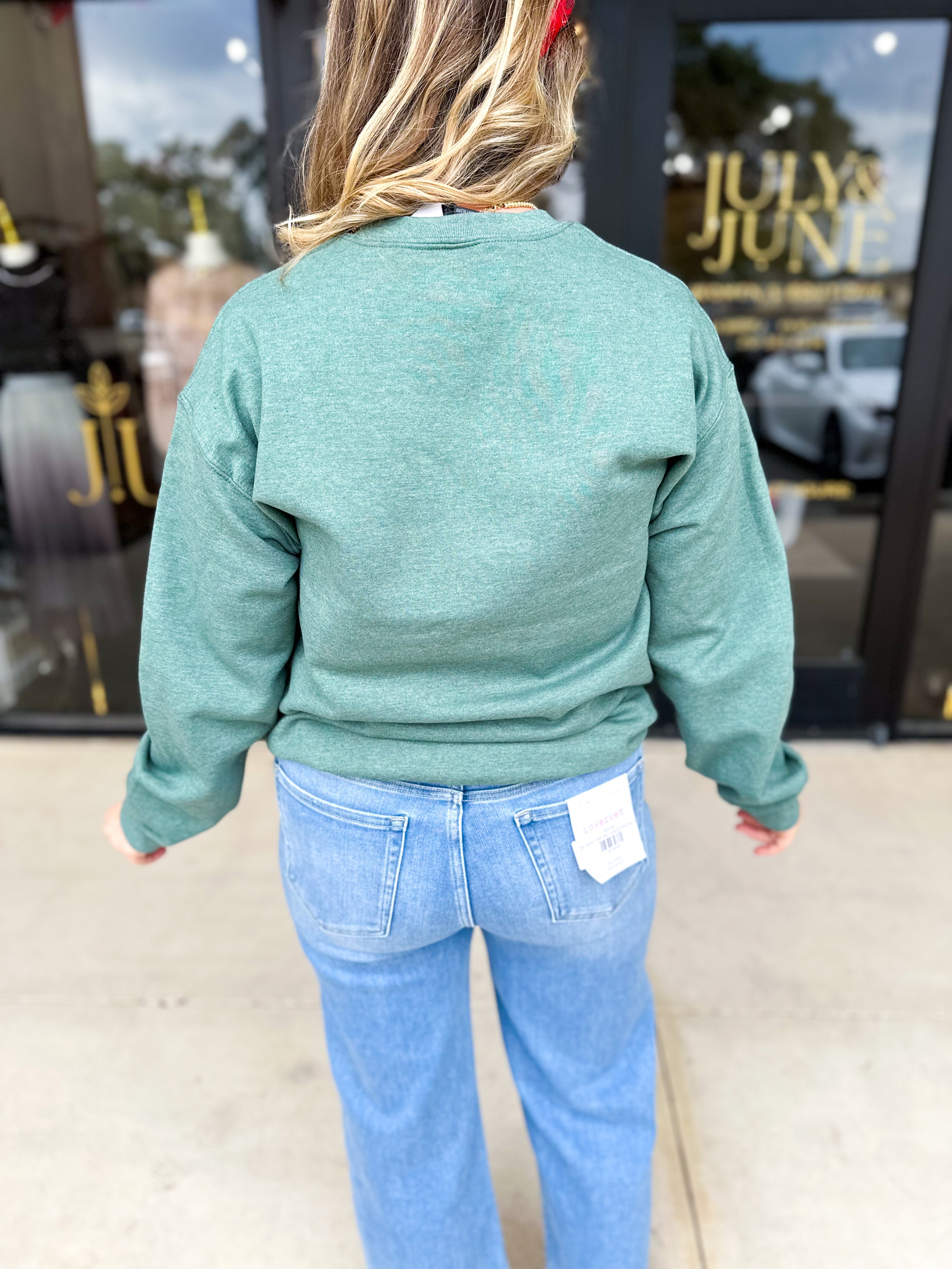 Santa Disco Pullover Jacket-230 Sweaters/Cardis-Small Town Society-July & June Women's Fashion Boutique Located in San Antonio, Texas