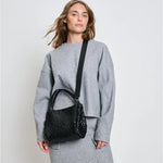 Roxy Woven Crossbody Bag - Black-130 ACCESSORIES-Moda Luxe-July & June Women's Fashion Boutique Located in San Antonio, Texas