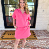 Weekend Traveler Skort Set - Pink-300 Athleisure/Lounge-RAE MODE-July & June Women's Fashion Boutique Located in San Antonio, Texas