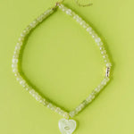 Limoncello Heart Beaded Necklace-110 Jewelry & Hair-MacRae & Co-July & June Women's Fashion Boutique Located in San Antonio, Texas