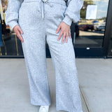 Soft Modal Lounge Pants - Grey-300 Athleisure/Lounge-SKIES ARE BLUE-July & June Women's Fashion Boutique Located in San Antonio, Texas