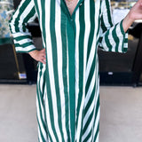 Heart of Grace Green Midi Dress-500 Midi-HEART OF GRACE-July & June Women's Fashion Boutique Located in San Antonio, Texas