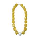 Paula Beaded Necklace - Yellow & Pearl-130 Accessories-Gemelli-July & June Women's Fashion Boutique Located in San Antonio, Texas