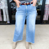 Vervet - High Rise Comfort Stretch Wide Leg Jeans-400 Pants-VEVERT BY FLYING MONKEY-July & June Women's Fashion Boutique Located in San Antonio, Texas