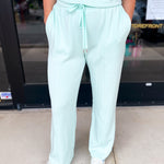 Soft Modal Lounge Pants - Mint-300 Athleisure/Lounge-SKIES ARE BLUE-July & June Women's Fashion Boutique Located in San Antonio, Texas