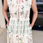 Enchanting Garden Midi Dress-500 Midi-ENTRO-July & June Women's Fashion Boutique Located in San Antonio, Texas