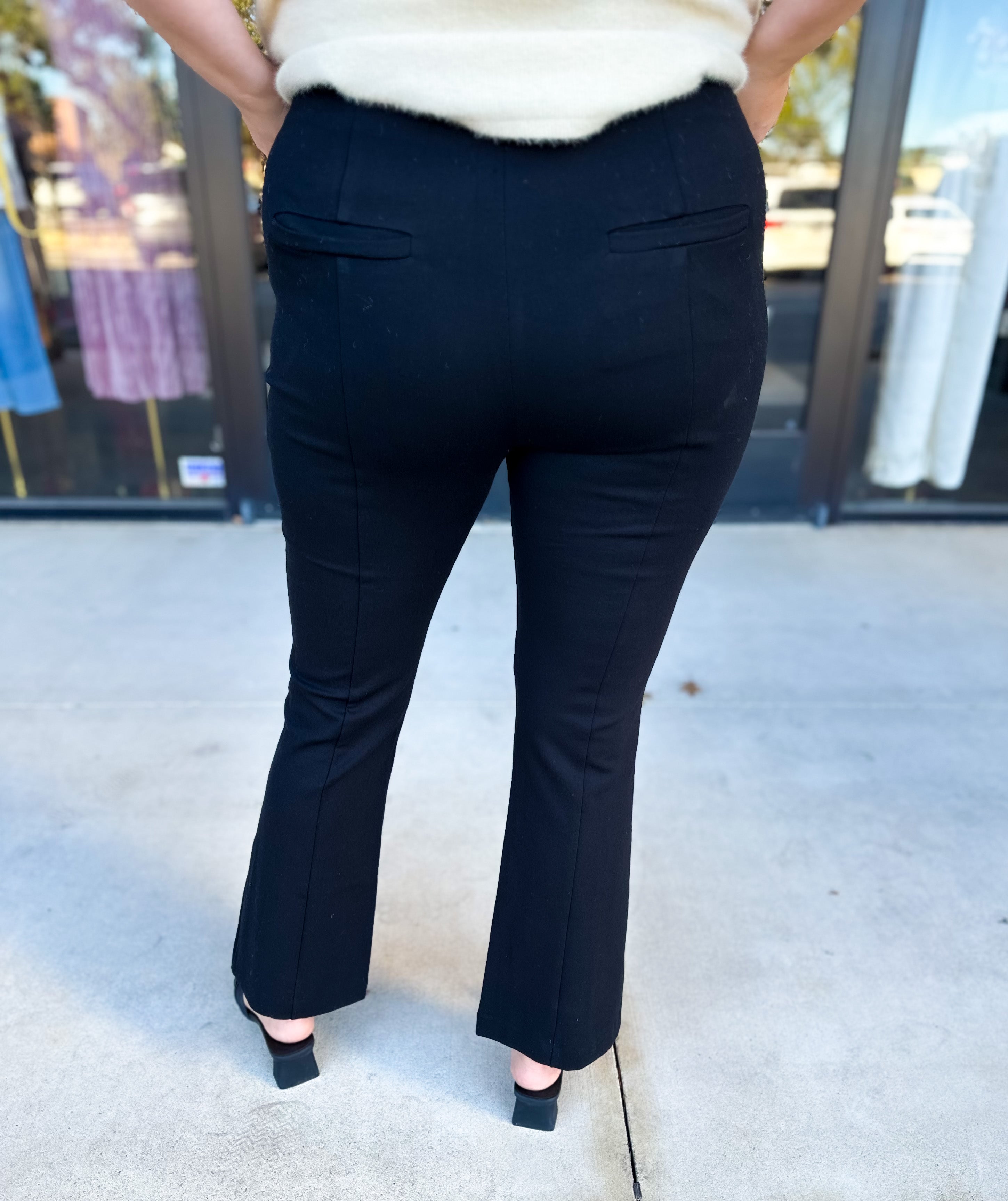 The Melinda Work Pant-400 Pants-SKIES ARE BLUE-July & June Women's Fashion Boutique Located in San Antonio, Texas