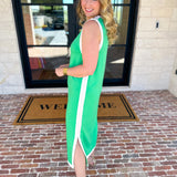 The Casual Cutie Midi Dress - Kelly Green-500 Midi-ENTRO-July & June Women's Fashion Boutique Located in San Antonio, Texas