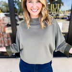 Softest Washed Olive Tee-210 Casual Blouses-FATE-July & June Women's Fashion Boutique Located in San Antonio, Texas