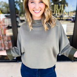 Softest Washed Olive Tee-210 Casual Blouses-FATE-July & June Women's Fashion Boutique Located in San Antonio, Texas