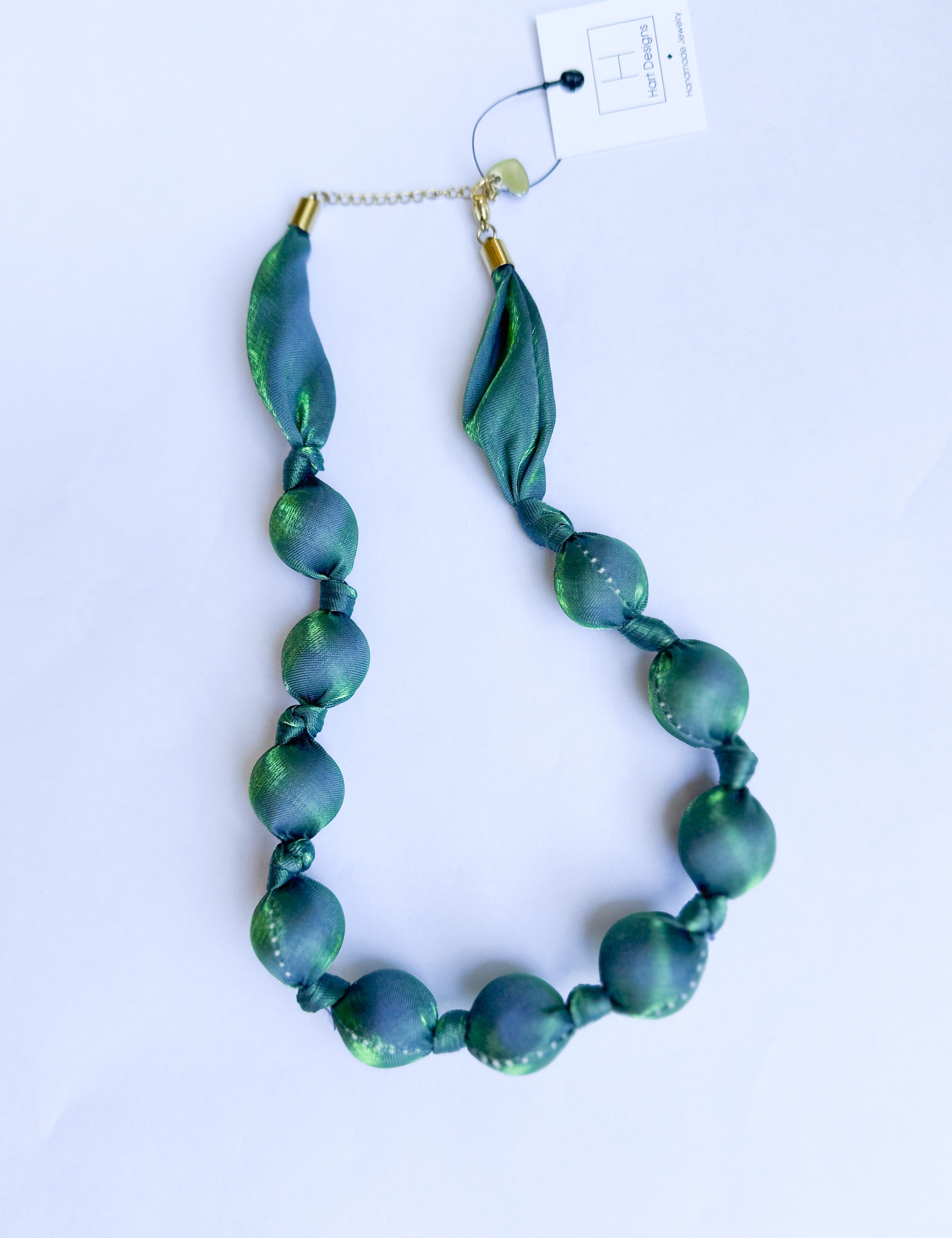 Bubble Necklace - Hunter Green-110 Jewelry & Hair-HART DESIGNS-July & June Women's Fashion Boutique Located in San Antonio, Texas