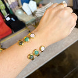 Small Misty Cuff Labradorite Bracelet - Easton Elle-110 Jewelry & Hair-Easton Elle-July & June Women's Fashion Boutique Located in San Antonio, Texas