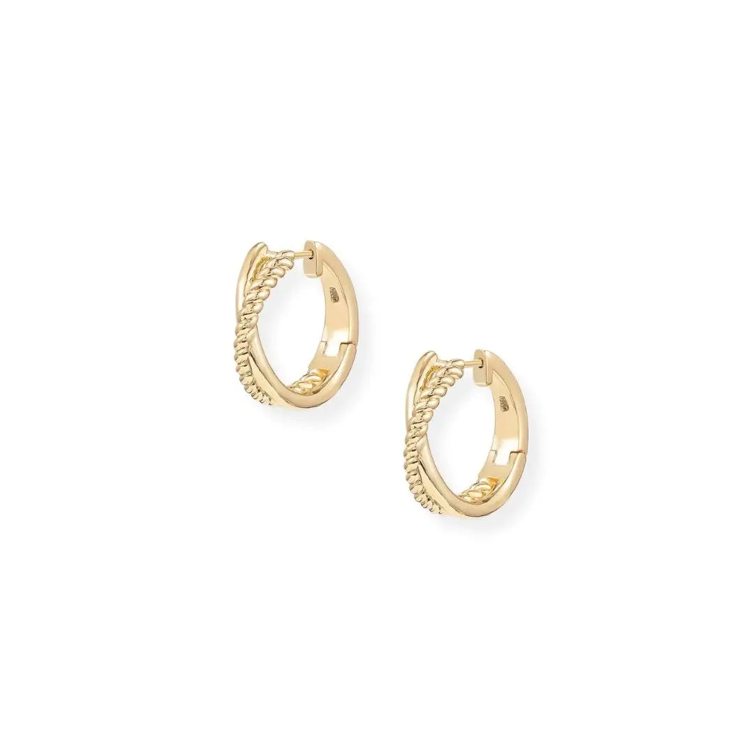 Natalie Wood - Legacy Mini Hoop Earrings in Gold-110 Jewelry & Hair-Natalie Wood-July & June Women's Fashion Boutique Located in San Antonio, Texas