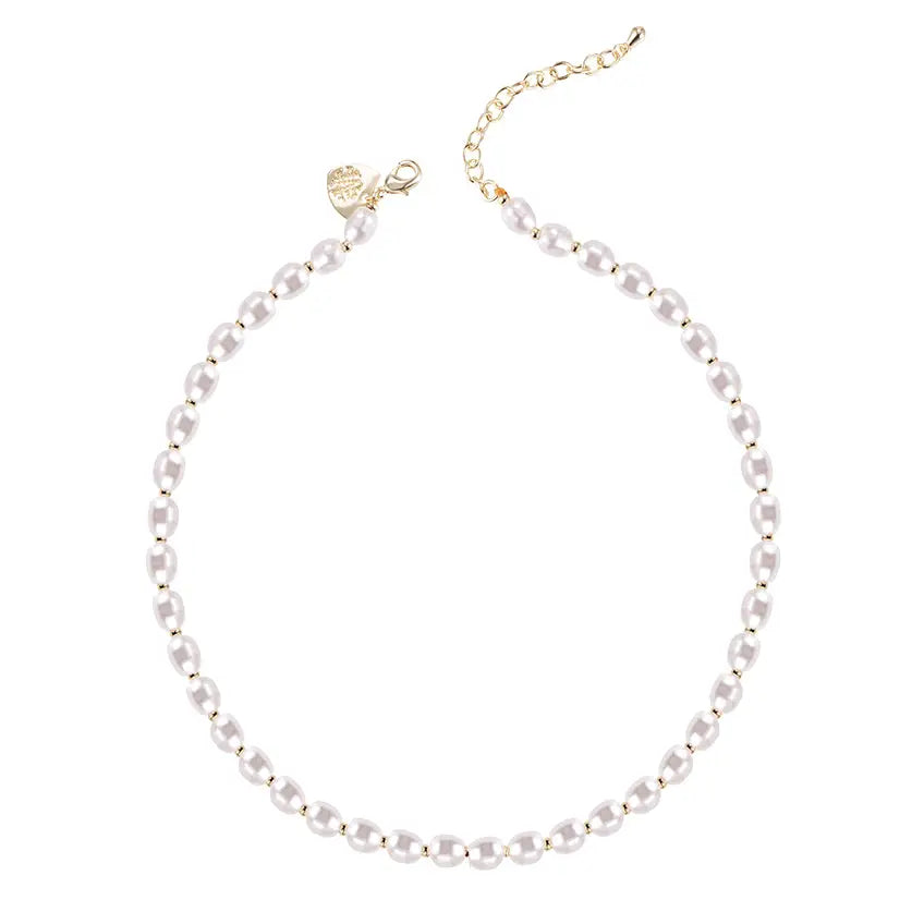 Natalie Wood - Pearl Layering Necklace in Gold-110 Jewelry & Hair-Natalie Wood-July & June Women's Fashion Boutique Located in San Antonio, Texas