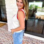Lobster Knit Tank-230 Sweaters/Cardis-FATE-July & June Women's Fashion Boutique Located in San Antonio, Texas